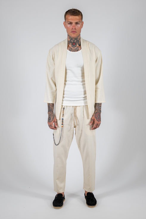 Mykonos Linen Set Shirt-Pants